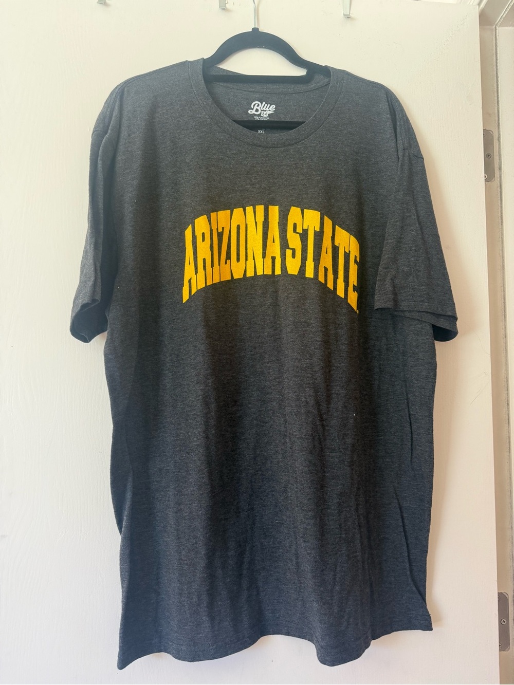 Arizona State Gray Tee with Yellow Print